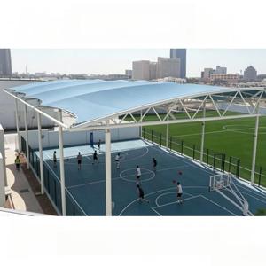Estructura tensada de material PVDF PVC personalizable e impermeable para techo de cancha de tenis y pádel. - Product Image 5