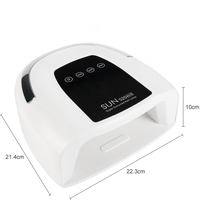200W SUN S20 Max Rechargeable Sans Fil UV Led Lampe À Ongles Blanc Arc-En-Ciel Portable SUN UV LED Sans Fil Salon De Beauté Sèche-Ongles