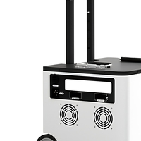 Centrale Électrique Portable Extérieure en Alliage 220V avec Écran LED et Onde Sinusoïdale Pure - Haute Puissance pour Voyages, Camping et Stands de Marché Nocturne