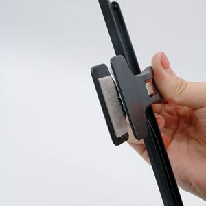 Trouser <b>Clip</b> Hanger With Sponge Pad Non Slip Design For Clothing Store Use Rectangle Shape <b>Hook</b> Type Installation - Product Image 1