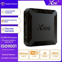 X96Q Android 10 Quan Zhi H313 24GWIFI HD 4K Receptor de TV por Red