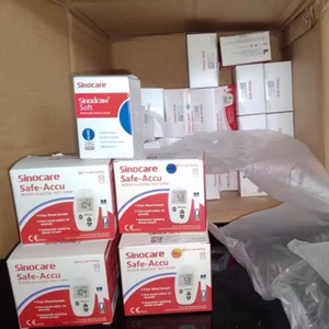 ผลิตภัณฑ์วัดระดับน้ำตาลในเลือด Sinocare Safe Accu ชุดตรวจเบาหวาน เครื่องวัดน้ำตาลในเลือด แผ่นทดสอบระดับน้ำตาลในเลือด - Product Image 1