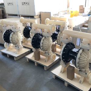 Pompe pneumatique à double diaphragme en polypropylène de 3 pouces, résistante à la corrosion, à grand débit, pour la solution de traitement des eaux usées, produits chimiques - Product Image 5