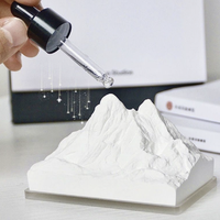 Coffret Cadeau Diffuseur de Parfum Pierre Montagne enneigée, Sans Flamme, Aromathérapie, Parfum d'Intérieur Longue Durée, Huile Essentielle Désodorisante