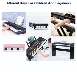Xách tay <span class=keywords><strong>61</strong></span>-Keys kỹ thuật số Đồ chơi đàn piano trẻ em <span class=keywords><strong>USB</strong></span> điện tử organ nhựa nhạc cụ Bàn phím nhạc cụ đồ chơi nhỏ bàn phím - Product Image 6