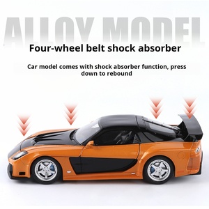 Modellino in Lega Pressofusa <span class=keywords><strong>1</strong></span>:<span class=keywords><strong>24</strong></span> Wide Rocket Street Edition con Porte Apribili, Cofano, Luci, Suoni e Funzione Pull-Back e Sterzo per Ragazzi - Product Image 4