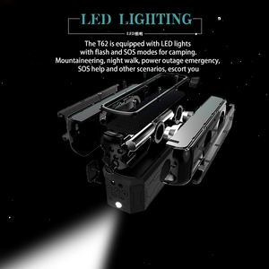 T62 <span class=keywords><strong>Bible</strong></span> audio solaire équitation en plein air étanche dent bleue petit haut-parleur lumière Mobile charge trésor longue durée de vie de la batterie - Product Image 6