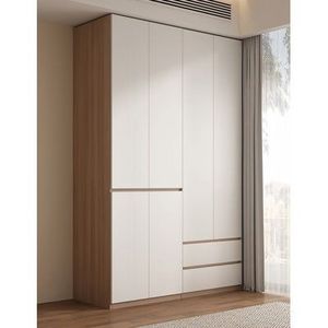 Tủ quần áo cắt không có tay cầm cửa bản lề nhiều ngăn kéo melamine lưu trữ - Product Image 2