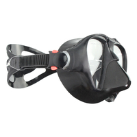 Masque uv de plongée sous-marine en silicone en verre trempé personnalisé pour la chasse sous-marine, la plongée en apnée et la natation