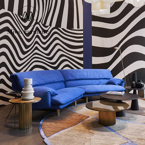 Meubles de luxe italiens 2024, canapé de villa en tissu givré, design de maison de salon, canapé Baxter <span class=keywords><strong>Joe</strong></span> à section en forme spéciale - Product Image 2
