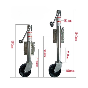 <span class=keywords><strong>Roue</strong></span> <span class=keywords><strong>jockey</strong></span> de <span class=keywords><strong>remorque</strong></span> OEM ODM avec support pivotant Support de cric de <span class=keywords><strong>remorque</strong></span> 1200lbs avec <span class=keywords><strong>roue</strong></span> de 6 "<span class=keywords><strong>Roue</strong></span> <span class=keywords><strong>jockey</strong></span> de voyage RV Camper 10" - Product Image 6