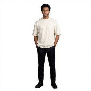 T-Shirt Casual da Uomo <span class=keywords><strong>SAMI</strong></span> a Maniche Corte Traspirante - 100% Cotone - Product Image 1