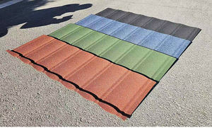 Bán buôn hiện đại cuộc sống lâu dài tuổi thọ 0.5 mét Độ dày đá tráng nhôm kẽm kim loại tấm lợp ngói với cách nhiệt sản xuất tại Trung Quốc - Product Image 3