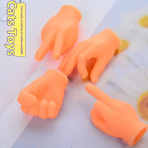 Divertido títere de vinilo con forma de dedo medio, juguete novedoso para bromas, recuerdos de fiesta o regalos, unisex, para mayores de 5 años - Product Image 3
