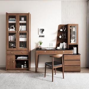 ขายส่งออกแบบโมเดิร์นไม้ Study Room เฟอร์นิเจอร์เก็บหนังสือการเขียนตารางบ้านคอมพิวเตอร์ - Product Image 3