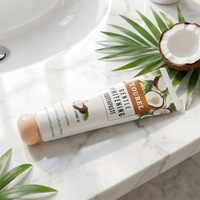 Fabricant de dentifrice blanchissant à l'huile de coco naturelle avec élimination de la plaque dentaire, vente en gros