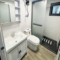 Conteneur Standard International 10 pieds, Maison Préfabriquée Extensible, Appartement avec Salle de Bain, Garage Préfabriqué, Prix