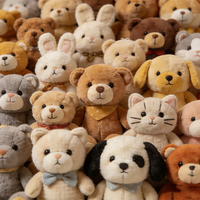 Usine de jouets en peluche personnalisés, nouvelle conception, accessoires délicats, jouets en peluche animaux, animaux en peluche pour la chambre de bébé