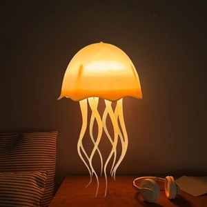 Full color gradient <b>sound</b> controlled jellyfish lamp creative atmosphere lamp small night lamp floating <b>dynamic</b> hanging light - Product Image 2