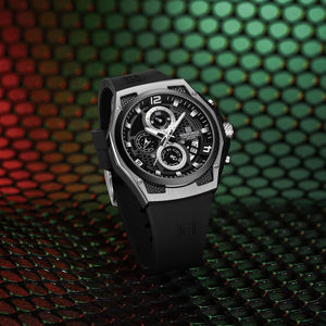 Montre à quartz pour homme NF8051T, nouvelle mode, étanche, bracelet en silicone, classique, pour affaires, avec date, 22 mm, 44 mm - Product Image 5