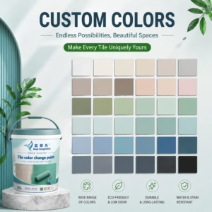 Pintura Super Resistente a la Intemperie para <span class=keywords><strong>Cambio</strong></span> de Color de Azulejos, Recubrimientos a Base de Agua para Renovación de Fachadas Cerámicas de Edificios Costeros - Product Image 5
