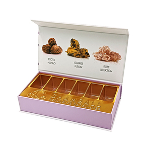 Recyclable Custom Gift <b>Box</b> Packaging Exquisite Gold <b>Party</b> Chocolate Packaging <b>Box</b> Luxury Chocolates <b>Box</b> - Product Image 1