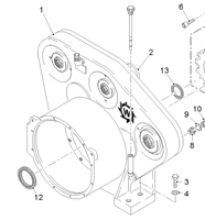 Nouvelle grande roue planétaire pour accessoires de fraiseuse W205, pour machines de construction et moteurs