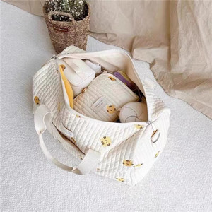 Grand sac de <span class=keywords><strong>maternité</strong></span> pour maman Sac à langer pour bébé Organisateur de couches pour poussette Portable Bagages Sacs fourre-tout Sac messager à langer pour voyage - Product Image 6