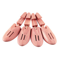 Service unique approvisionnement d'usine réglable 100% cèdre rouge naturel taille américaine arbre à chaussures en bois de cèdre pour hommes échantillon disponible double baignoire