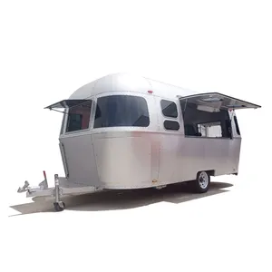 Aluminum Food Van Food truck Catering Trailer Airstream Food Truck Fully Equipped Kitchen