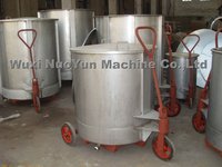 Cuve de mélange avec structure de chauffage et de refroidissement en acier inoxydable/acier au carbone pour le mélange de liquides chimiques