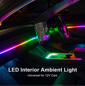 Xe <span class=keywords><strong>LED</strong></span> dải đèn đầy đủ màu sắc RGB phổ app điều khiển DIY giao hưởng âm nhạc chế độ nội thất môi trường xung quanh ánh sáng tự động trang trí IP67 - Product Image 3