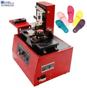 Good Quality Date Pad Printer Single Color Electric Ink Pad Printing Machine Company Logo Printing On Eva Shoes Soles