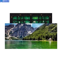 Écran LED fixe tout-en-un pour intérieur avec processeur intégré, mur vidéo HD pour bureau d'entreprise, salle de réunion, magasin de détail
