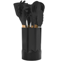 TOALLWIN set d'outils de cuisson ustensiles spatule set d'ustensiles de cuisine ustensiles de cuisine en silicone sets d'ustensiles en silicone avec support