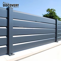 Panneaux en aluminium de barrière de lamelle d'auvent de bleu de ciel enduits par poudre pour le panneau horizontal de barrière de sécurité de jardin de jardin