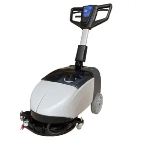 MLEE-350H MINI Hospital Shops Floor Cleaner Machine Small Electric Walk Behind Floor Sweeper