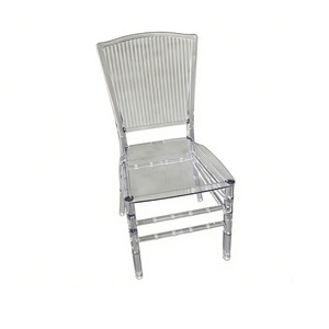 Chaise Chiavari transparente en polycarbonate empilable pour événements - Product Image 1