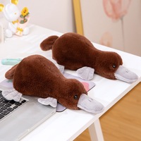 Boneka Platypus Berpemanas dengan Kain Lembut dan Nyaman untuk Mengurangi Kecemasan, Stres, dan Hadiah Pendukung Emosional