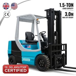 Montacargas Eléctrico Portátil Maoxiang RWD con Operación Sentado, Batería <span class=keywords><strong>de</strong></span> Plomo-Ácido, Desplazador Lateral Hidráulico, Capacidad <span class=keywords><strong>de</strong></span> 1-5 Toneladas, Elevación <span class=keywords><strong>de</strong></span> 3m - Product Image 1