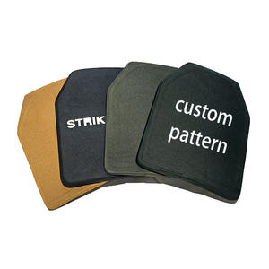 แผ่นเกราะกันกระสุนแบบแข็ง แผ่นเซรามิก Sic Alumina PE สำหรับเสื้อเกราะป้องกันตัว แผ่นป้องกันแรงกระแทก แผ่นเกราะยุทธวิธี - Product Image 1