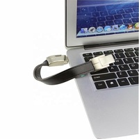 Flash drive Usb kulit desain unik 3.0 2.0 PU gelang hadiah khusus gadget Usb memori Flash 64gb 128gb
