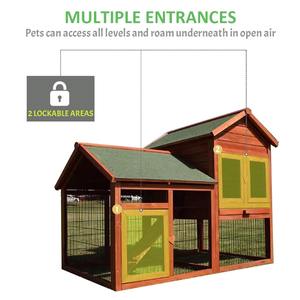 In magazzino grande gabbia di pollo all'aperto Hutch al coperto a buon mercato In legno pollaio - Product Image 4