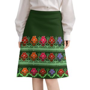 Chất Lượng Cao Tùy Chỉnh Micronesian Váy Phụ Nữ Cao Eo Váy Ngắn Thái Bình Dương Đảo Mặc chuuk Polynesian <span class=keywords><strong>In</strong></span> Chiều Dài Đầu Gối Váy - Product Image 2