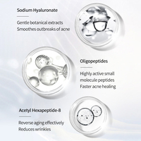 Sérum facial anti-âge Meimishi Peptide de cuivre de marque privée pour l'essence poudre lyophilisée pour les oligopeptides des des rides du visage