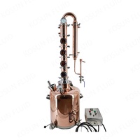 Alambic à reflux en cuivre pour vodka de 20, 30, 50, 100, 200, 300 litres