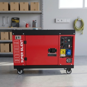 Générateur silencieux à économie d'énergie 10KW, refroidi par air, 50/60Hz, 3000 tr/min, monophasé, pour la maison et l'extérieur, YM13000SE, fonctionnement silencieux - Product Image 1