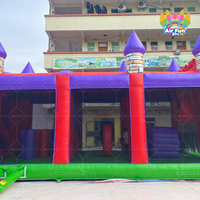 Château gonflable commercial géant pour adultes, enfants, activités sportives, parcours d'obstacles, jeu de maison gonflable gonflable
