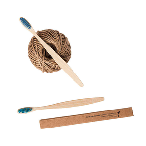 High Quality Bamboo Charcoal Toothbrush 100% Organic Soft Hotel Toothbrush Friendly Biodegradable Toothbrush with Custom - Product Image 4