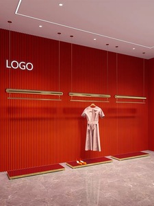 Appendiabiti in oro in acciaio inossidabile di nuovo stile personalizzato di alta qualità per negozio di <span class=keywords><strong>abbigliamento</strong></span> femminile - Product Image 6